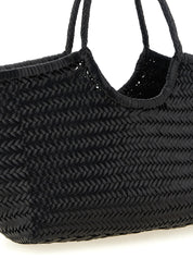 Dragon Diffusion Black Cowhide Leather Shoulder Bags