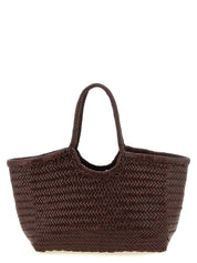 Dragon Diffusion Brown Cowhide Leather Shoulder Bag