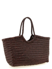 Dragon Diffusion Brown Cowhide Leather Shoulder Bag