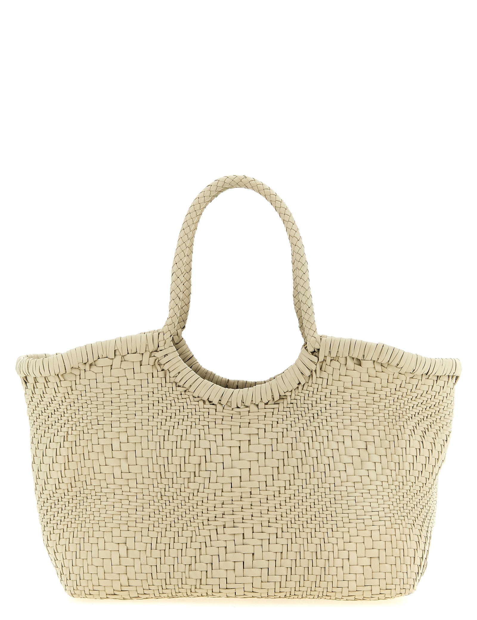 Dragon Diffusion White Calfskin Shoulder Bags