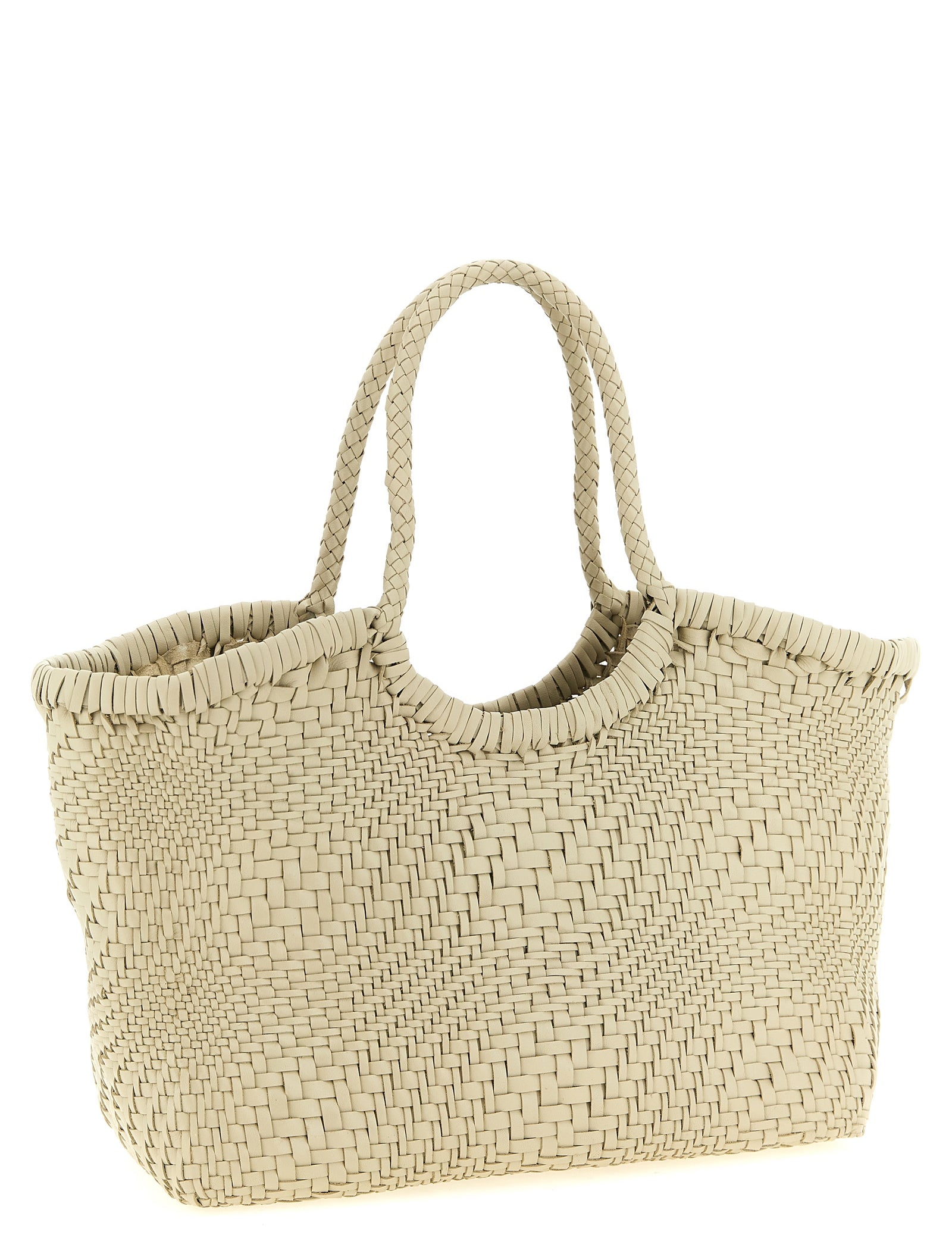 Dragon Diffusion White Calfskin Shoulder Bags