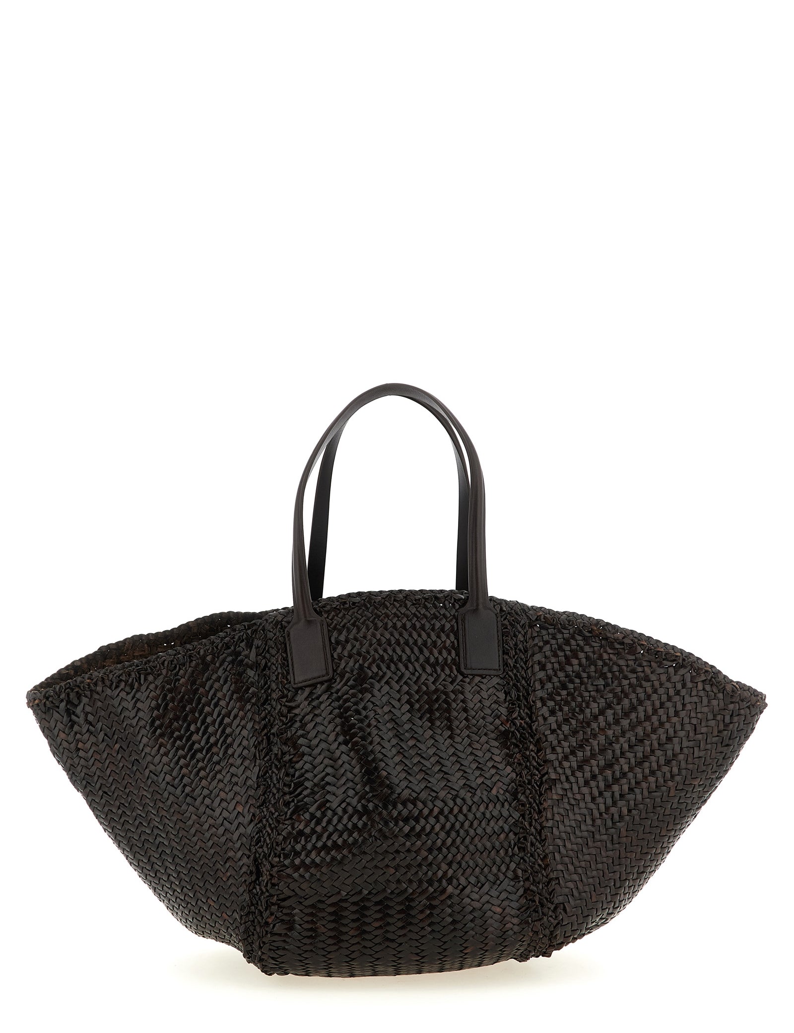 Dragon Diffusion Dark Brown Calfskin Leather Tote Bag