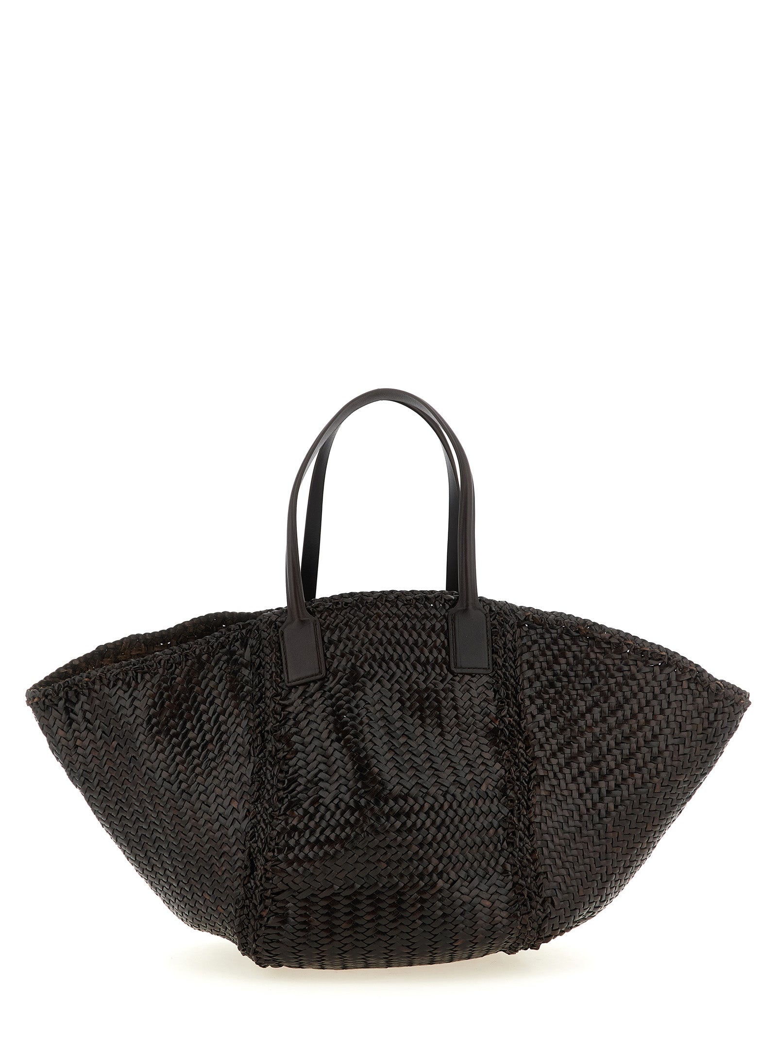 Dragon Diffusion Dark Brown Calfskin Leather Tote Bag