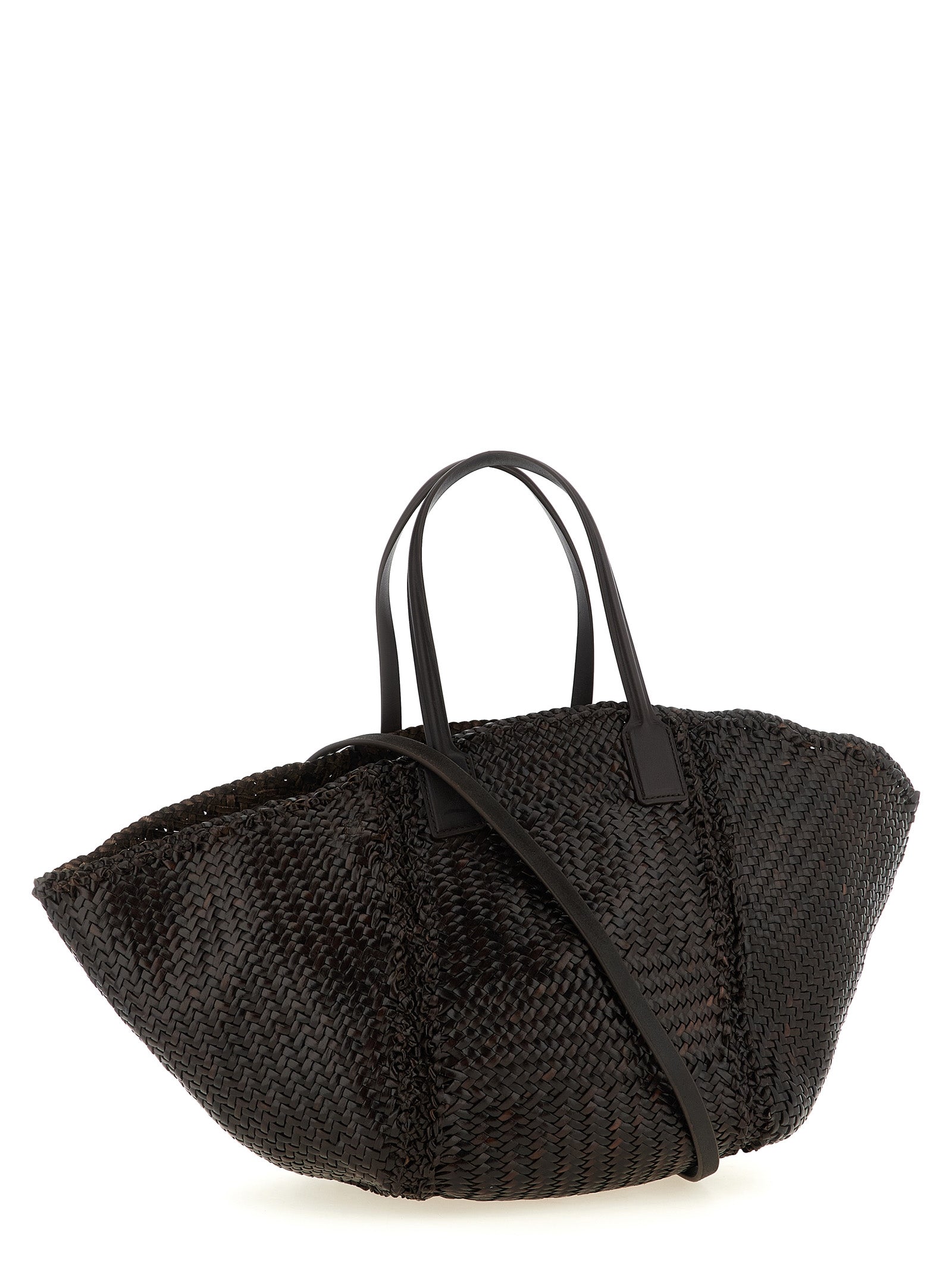 Dragon Diffusion Dark Brown Calfskin Leather Tote Bag