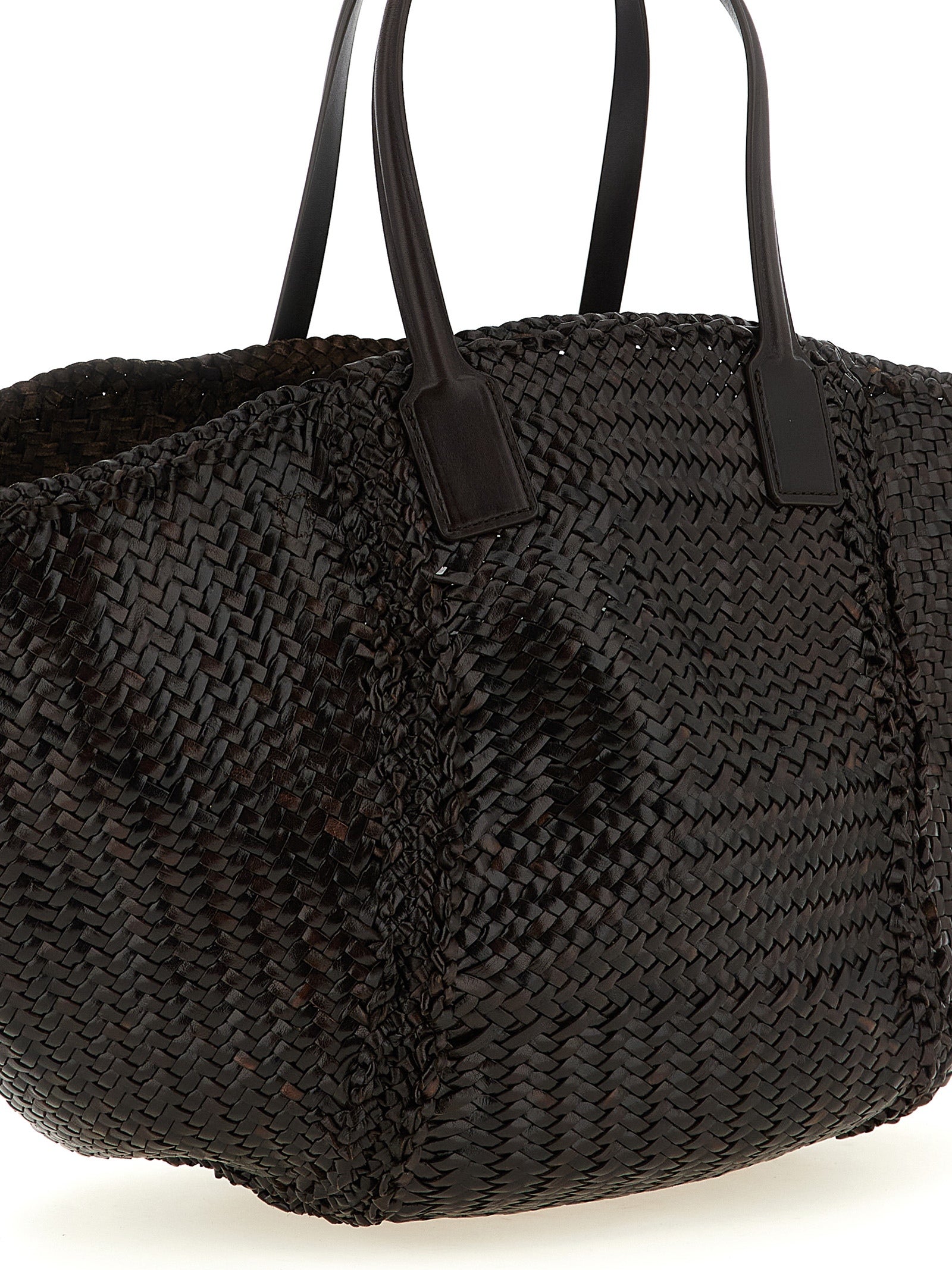 Dragon Diffusion Dark Brown Calfskin Leather Tote Bag