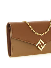 Fendi Brown Calfskin Wallets