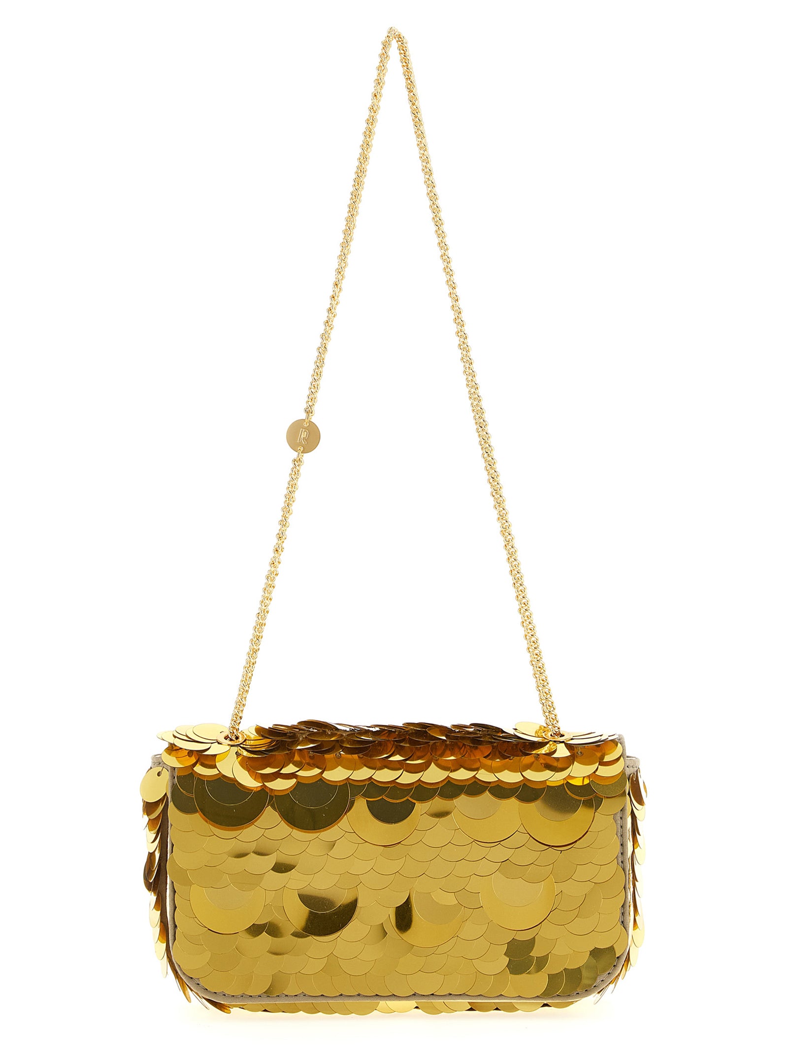 Paco Rabanne Gold Polyester Shoulder Bag