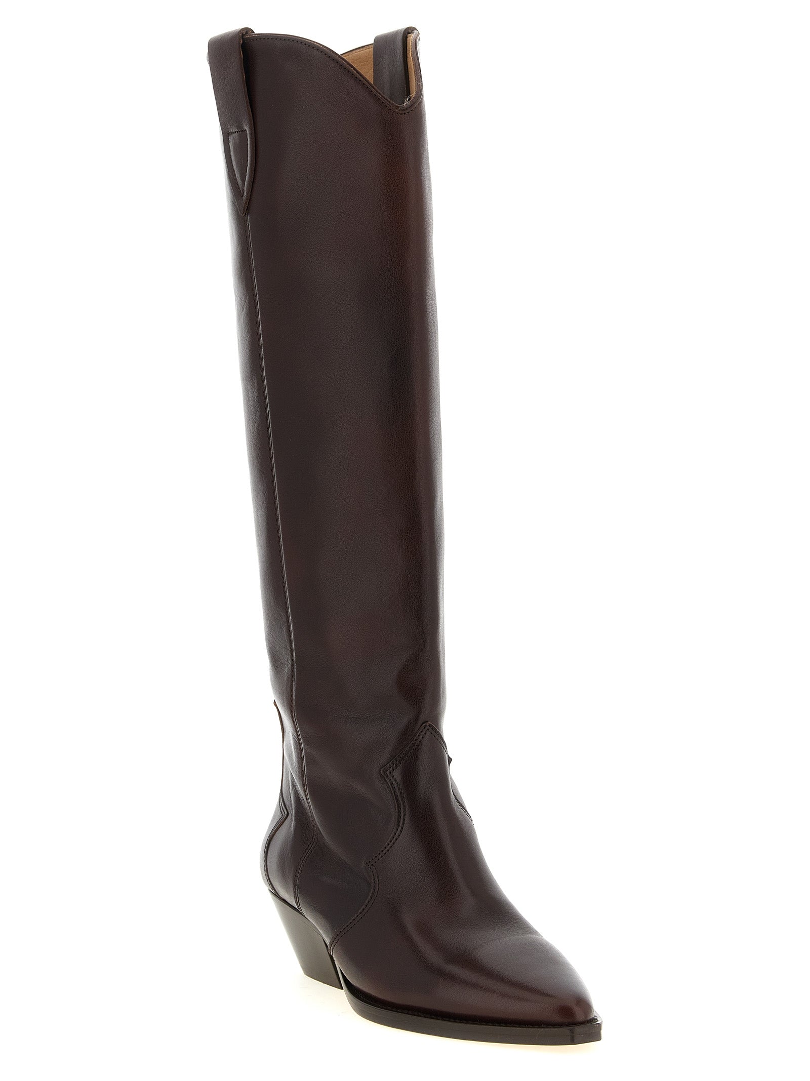 Isabel Marant Bordeaux Cow Leather Boots