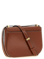 Ferragamo Brown Calfskin Crossbody Bag