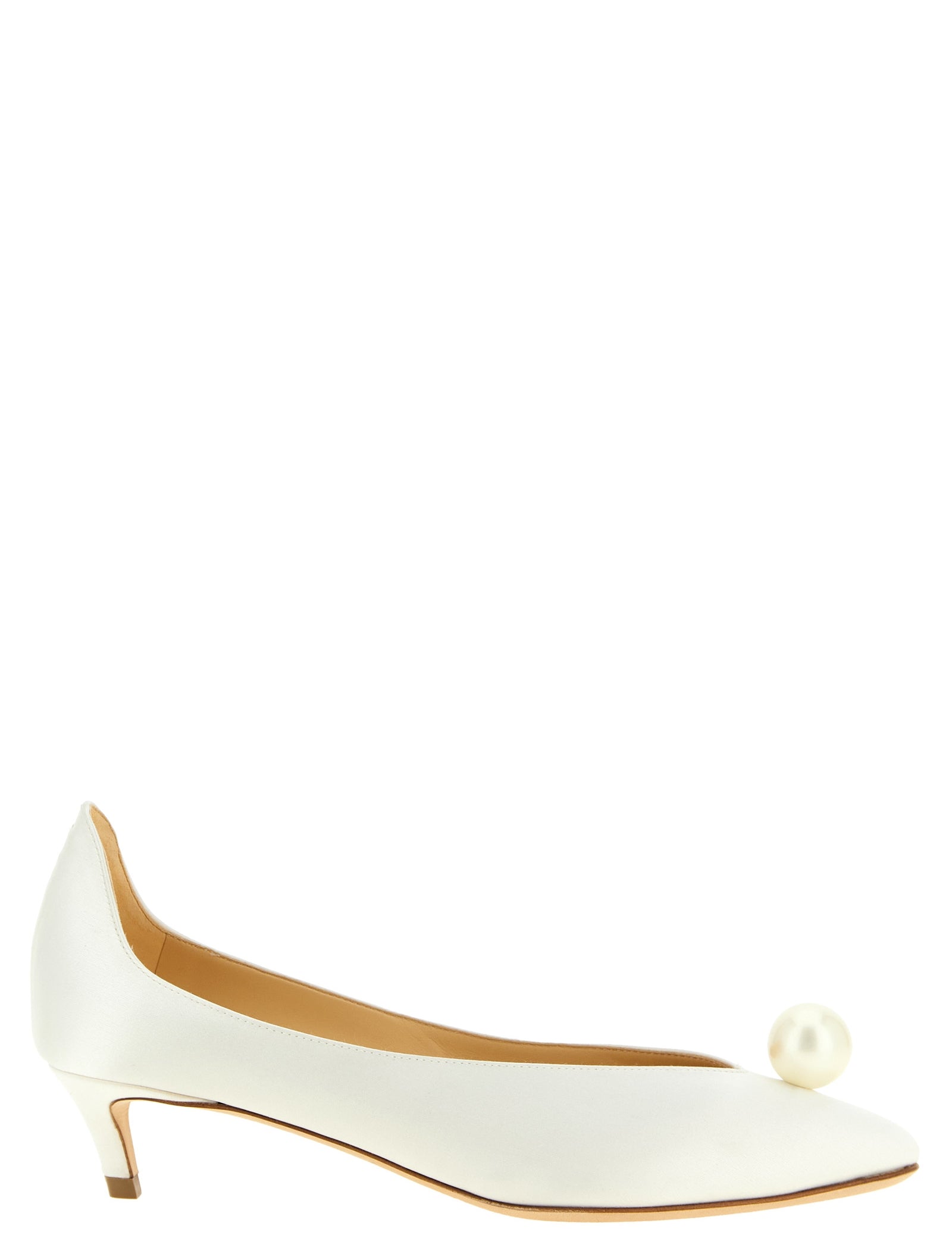 Magda Butrym White Viscose Pumps