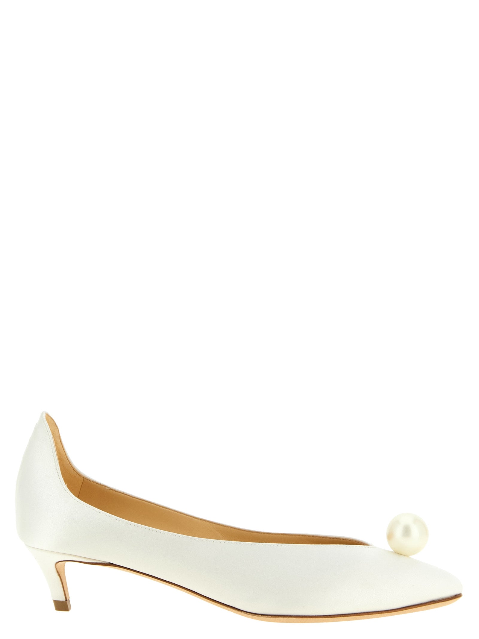 Magda Butrym White Viscose Pumps