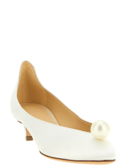 Magda Butrym White Viscose Pumps