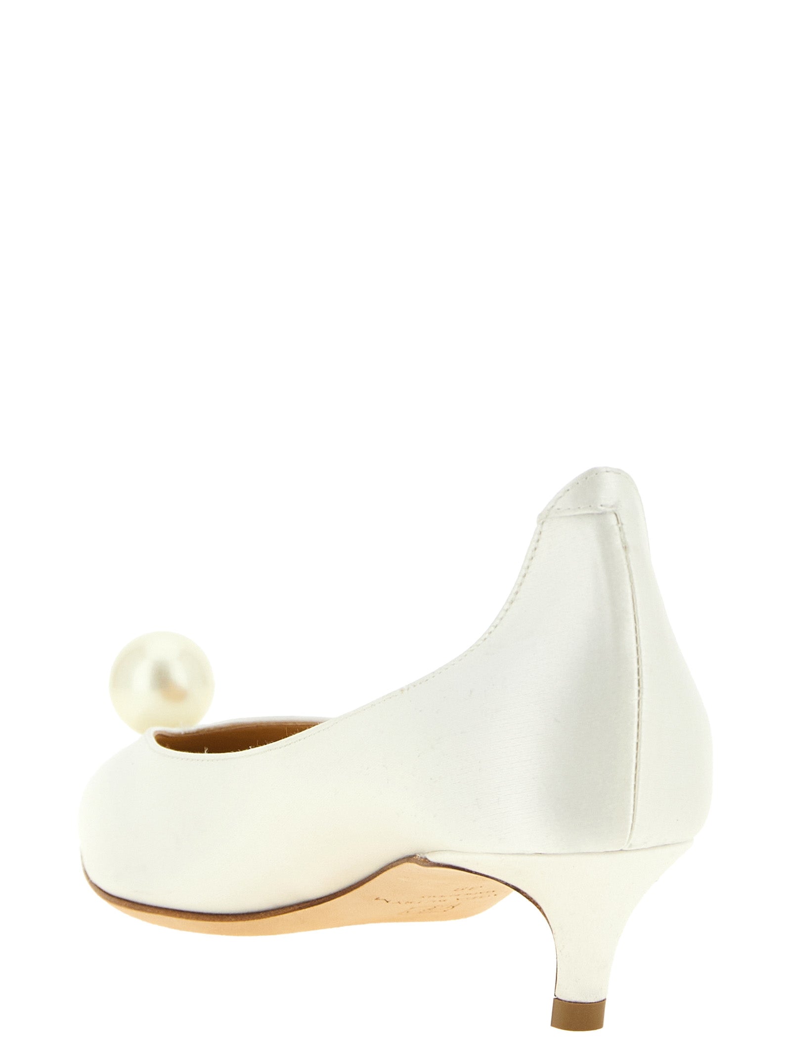 Magda Butrym White Viscose Pumps