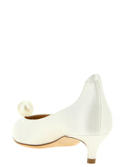 Magda Butrym White Viscose Pumps