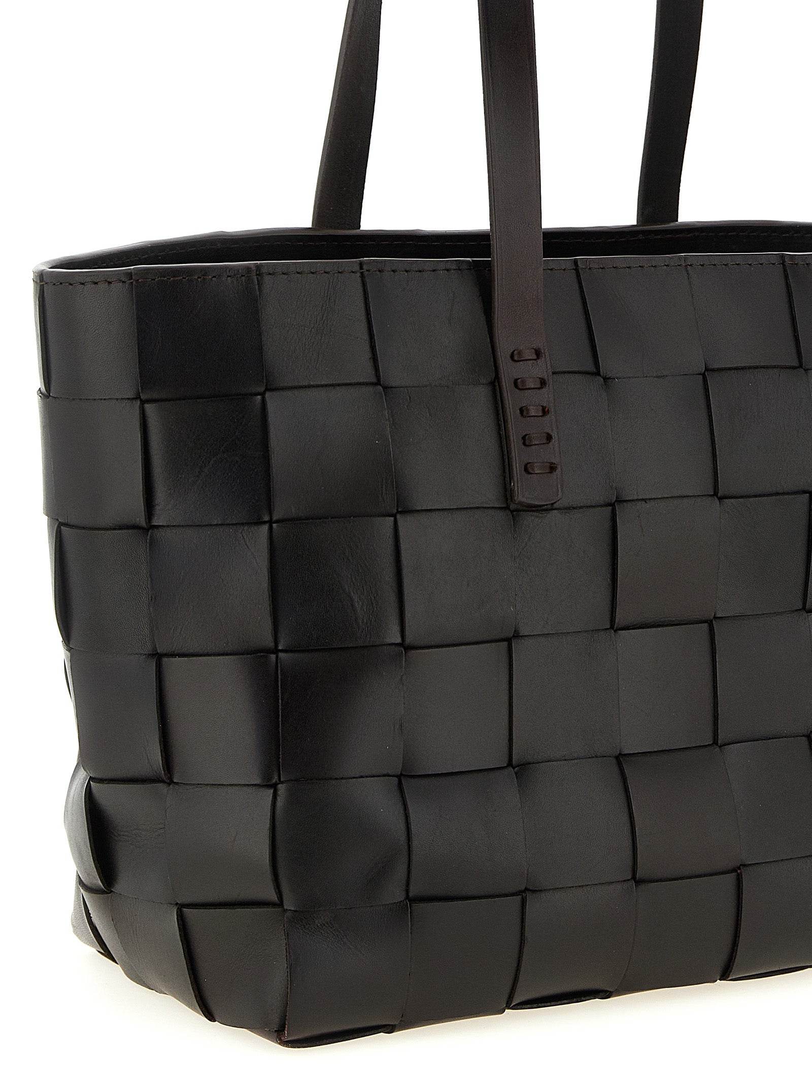 Dragon Diffusion Brown Calfskin Tote Bag