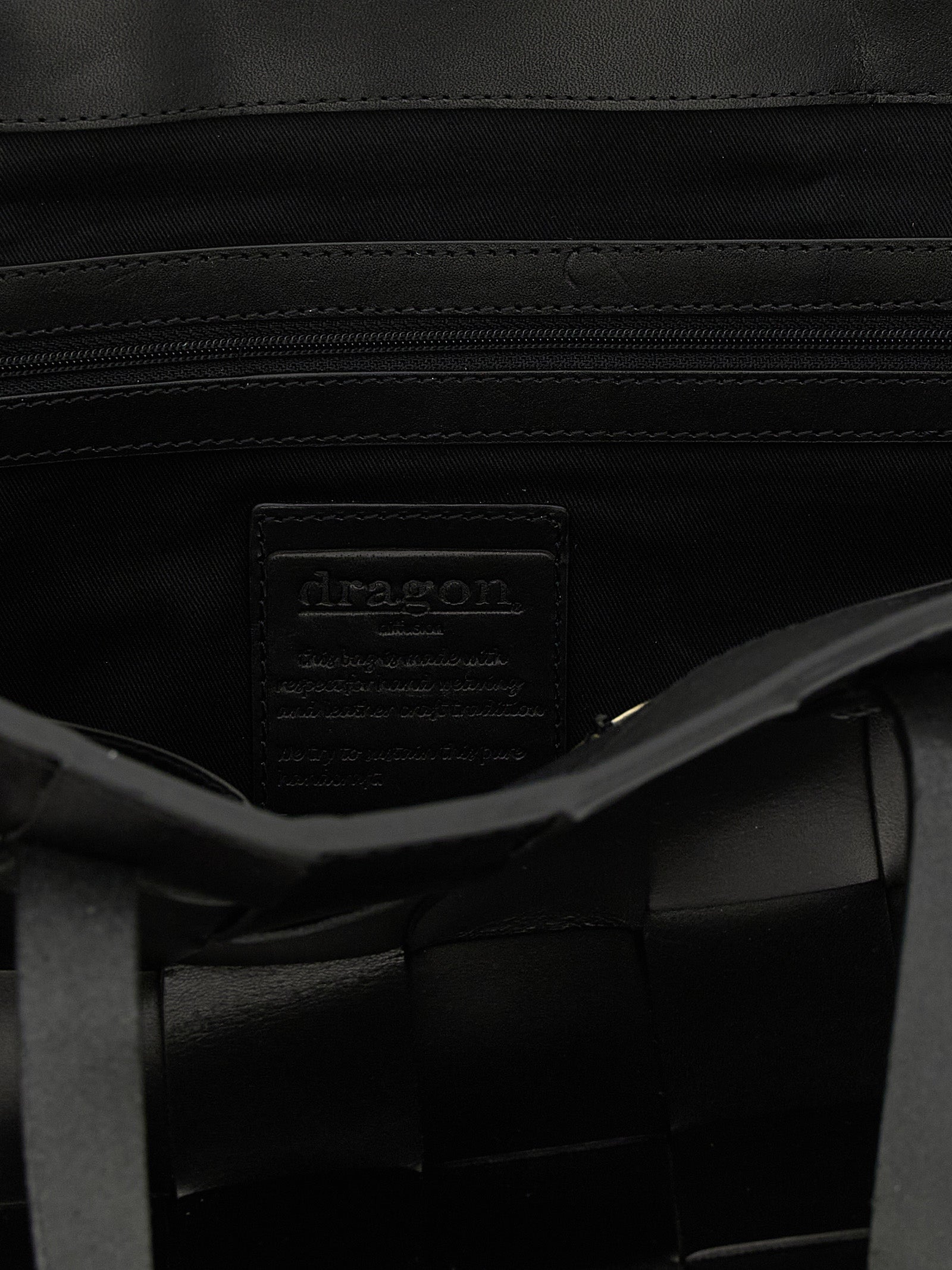 Dragon Diffusion Black Calfskin Handbags