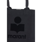Isabel Marant Black Cotton Shoulder Bag