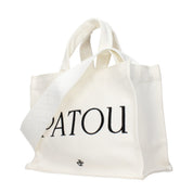 Patou White Fabric Handbag