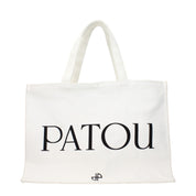 Patou White Fabric Handbag