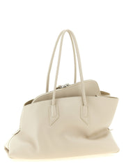 The Attico White Calf Leather Shoulder Bag