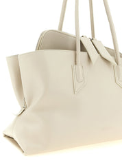 The Attico White Calf Leather Shoulder Bag