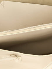 The Attico White Calf Leather Shoulder Bag