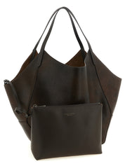 Brunello Cucinelli Dark Brown Calfskin Handbags