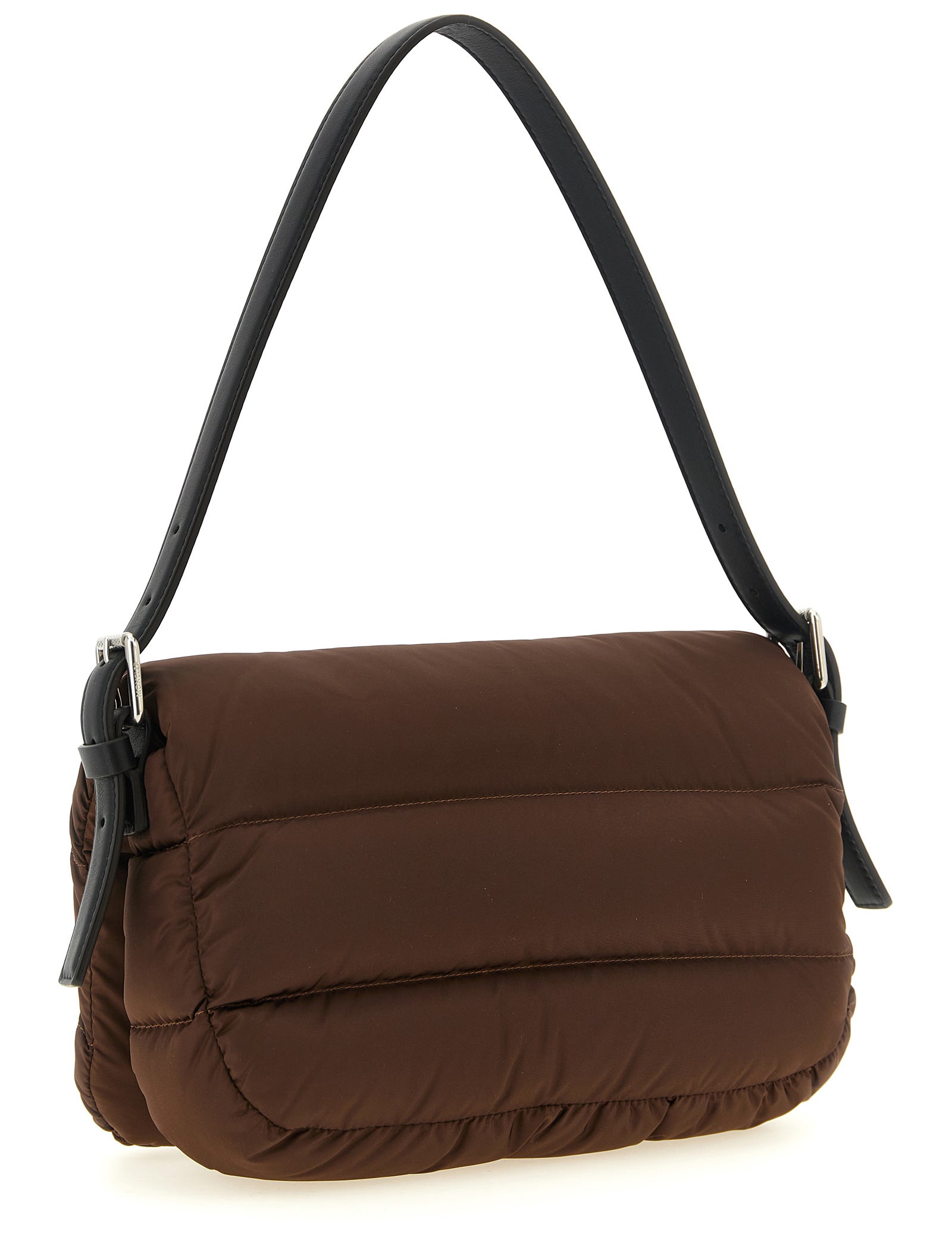 Moncler Brown Polyamide Shoulder Bag