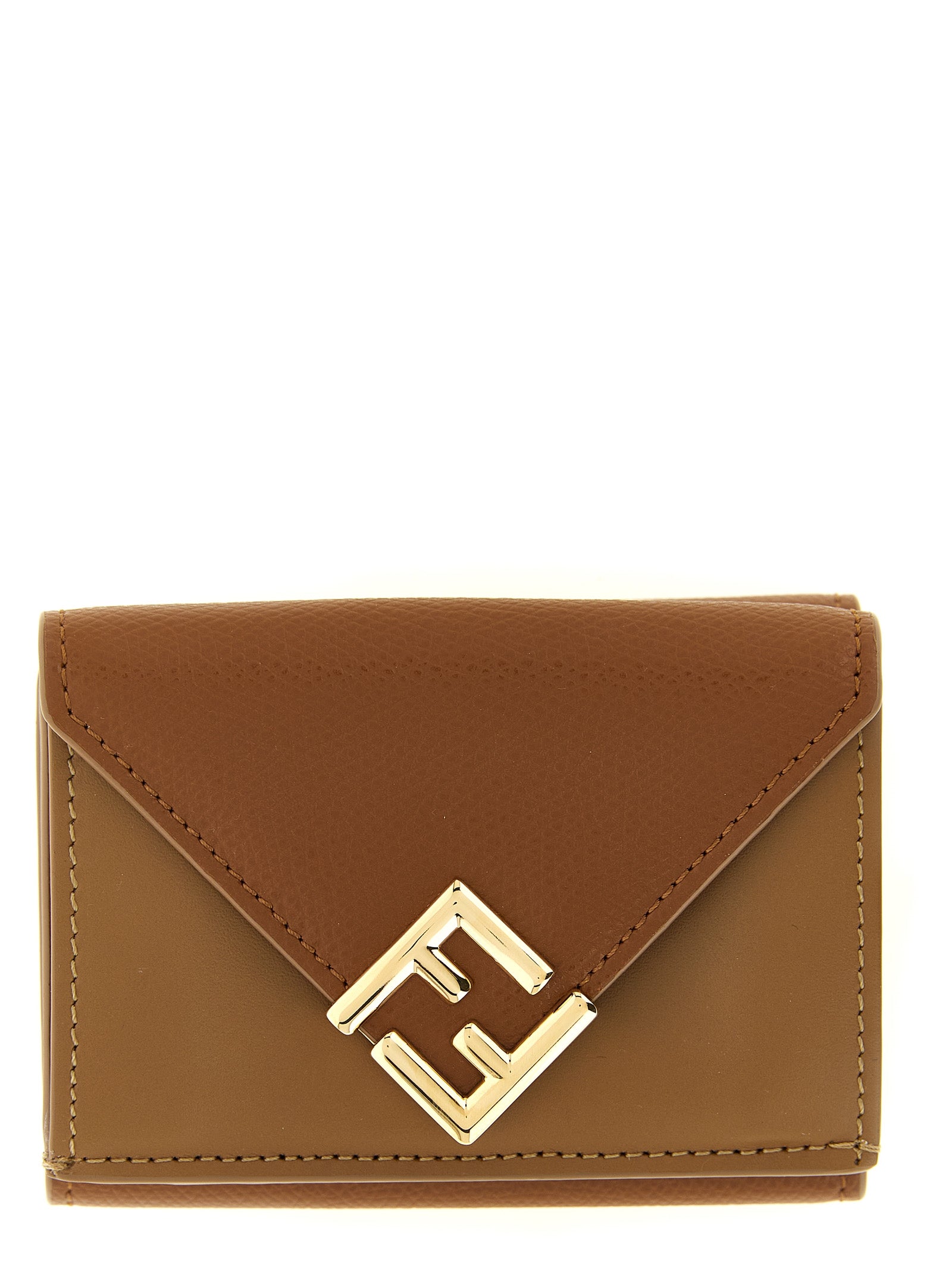 Fendi Brown Calfskin Wallets