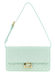 Fendi Light Green Lamb Leather Shoulder Bag