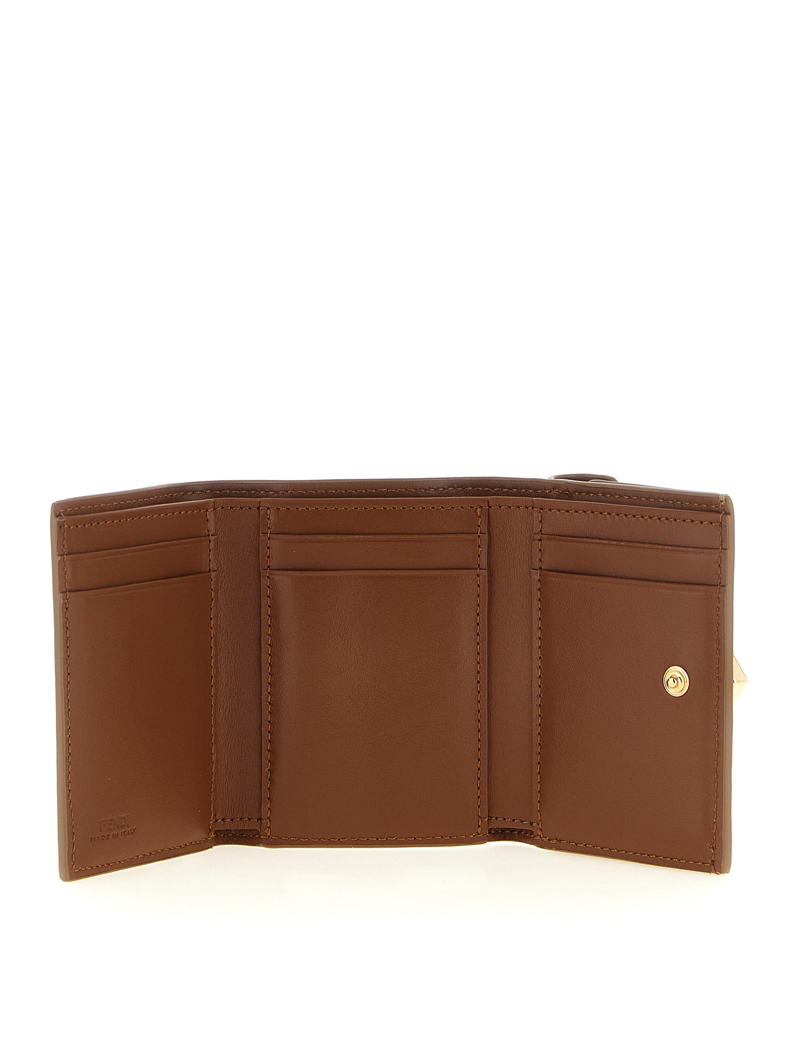 Fendi Brown Calfskin Wallets