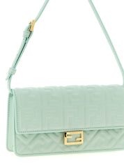 Fendi Light Green Lamb Leather Shoulder Bag