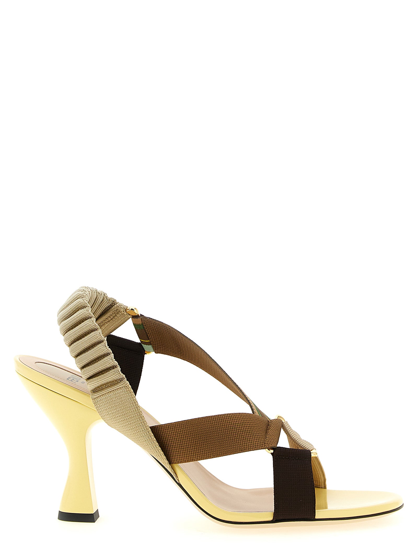 Fendi Multicolor Viscose Pumps