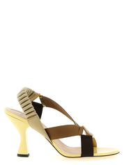 Fendi Multicolor Viscose Pumps