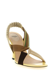 Fendi Multicolor Viscose Pumps