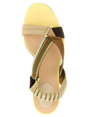 Fendi Multicolor Viscose Pumps