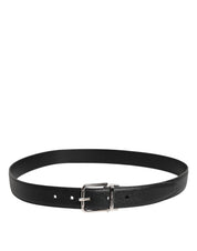 Dolce & Gabbana Black Calf Leather Belts