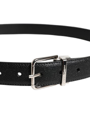 Dolce & Gabbana Black Calf Leather Belts