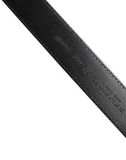 Dolce & Gabbana Black Calf Leather Belts