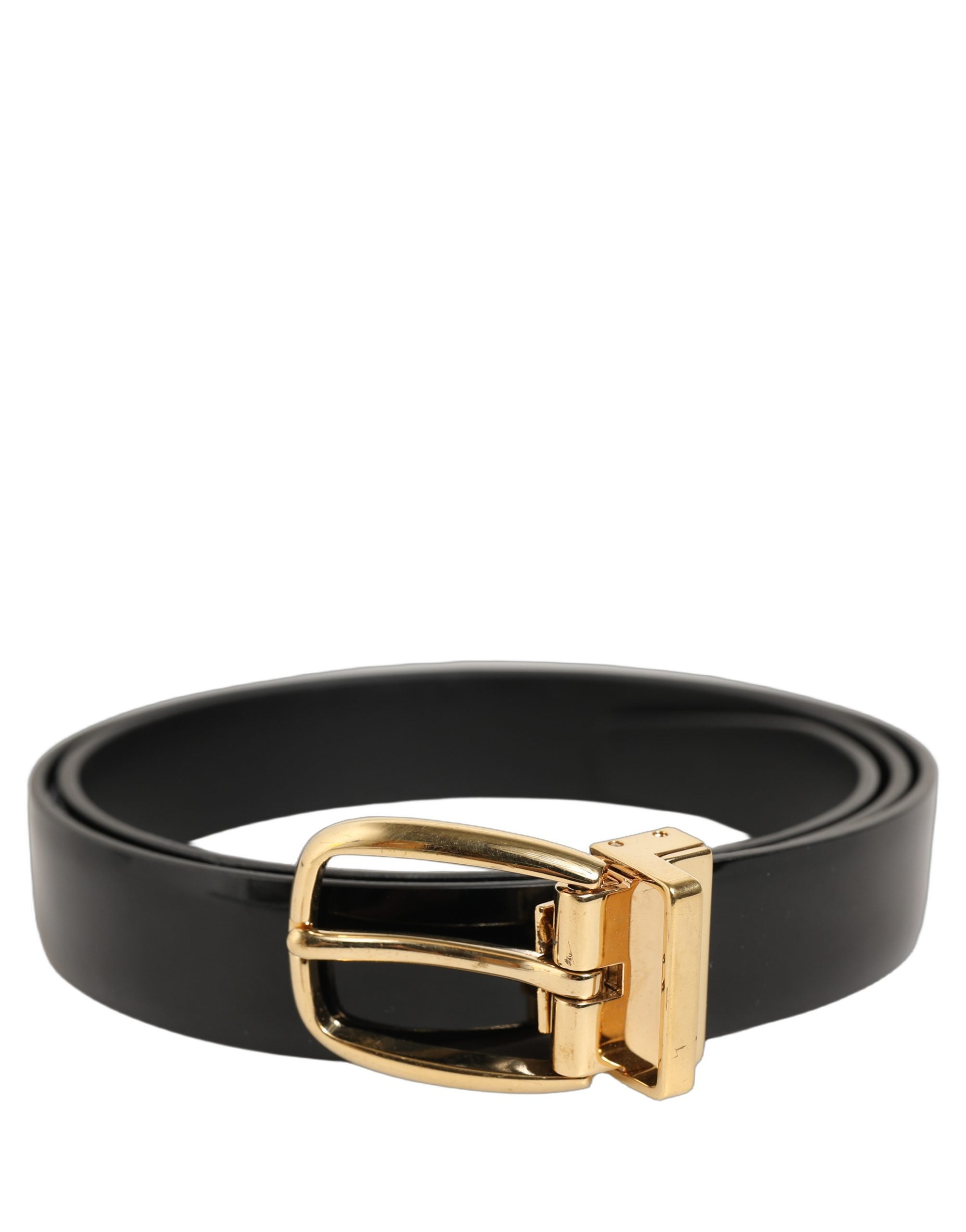 Dolce & Gabbana Black Leather Belt
