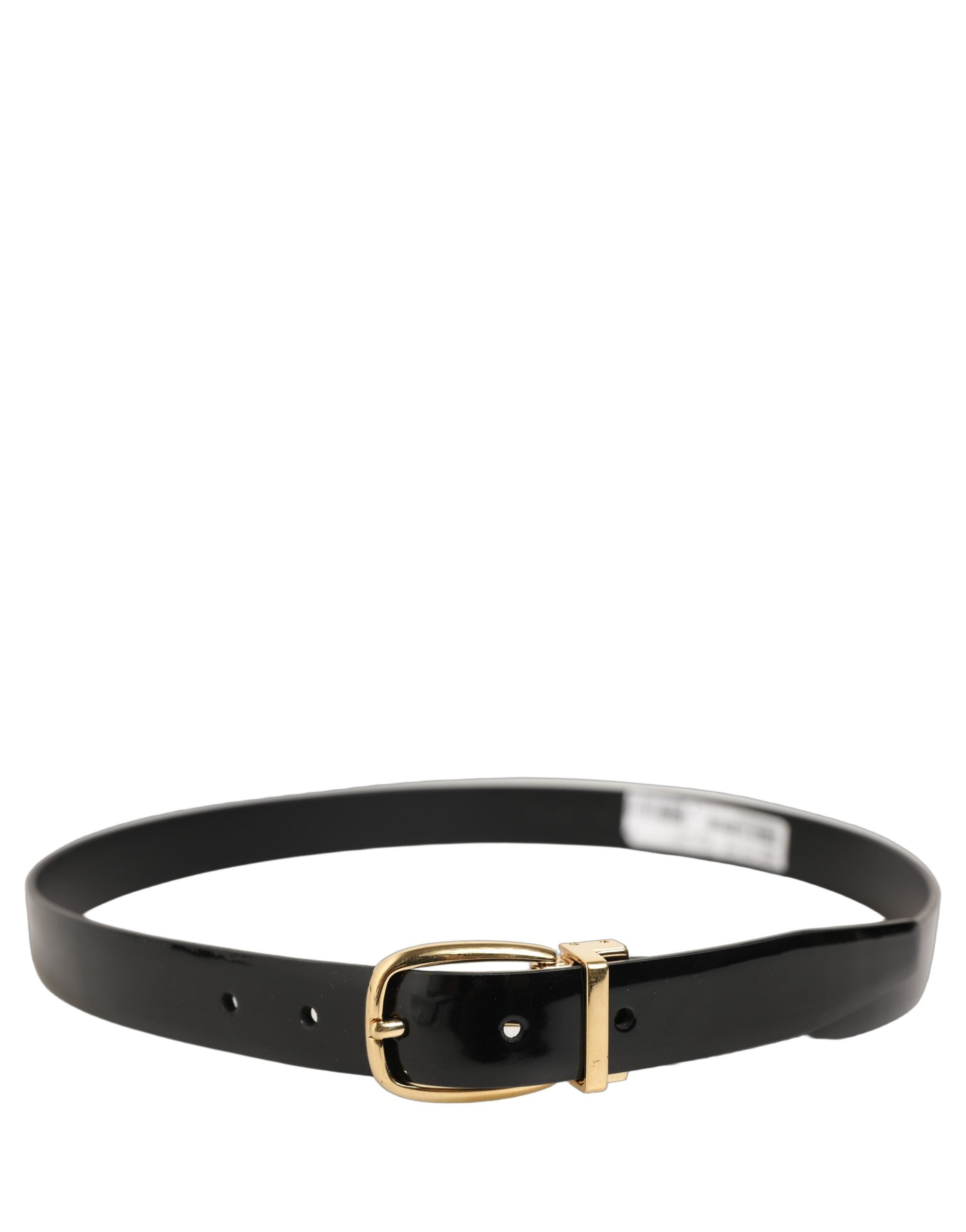 Dolce & Gabbana Black Leather Belt