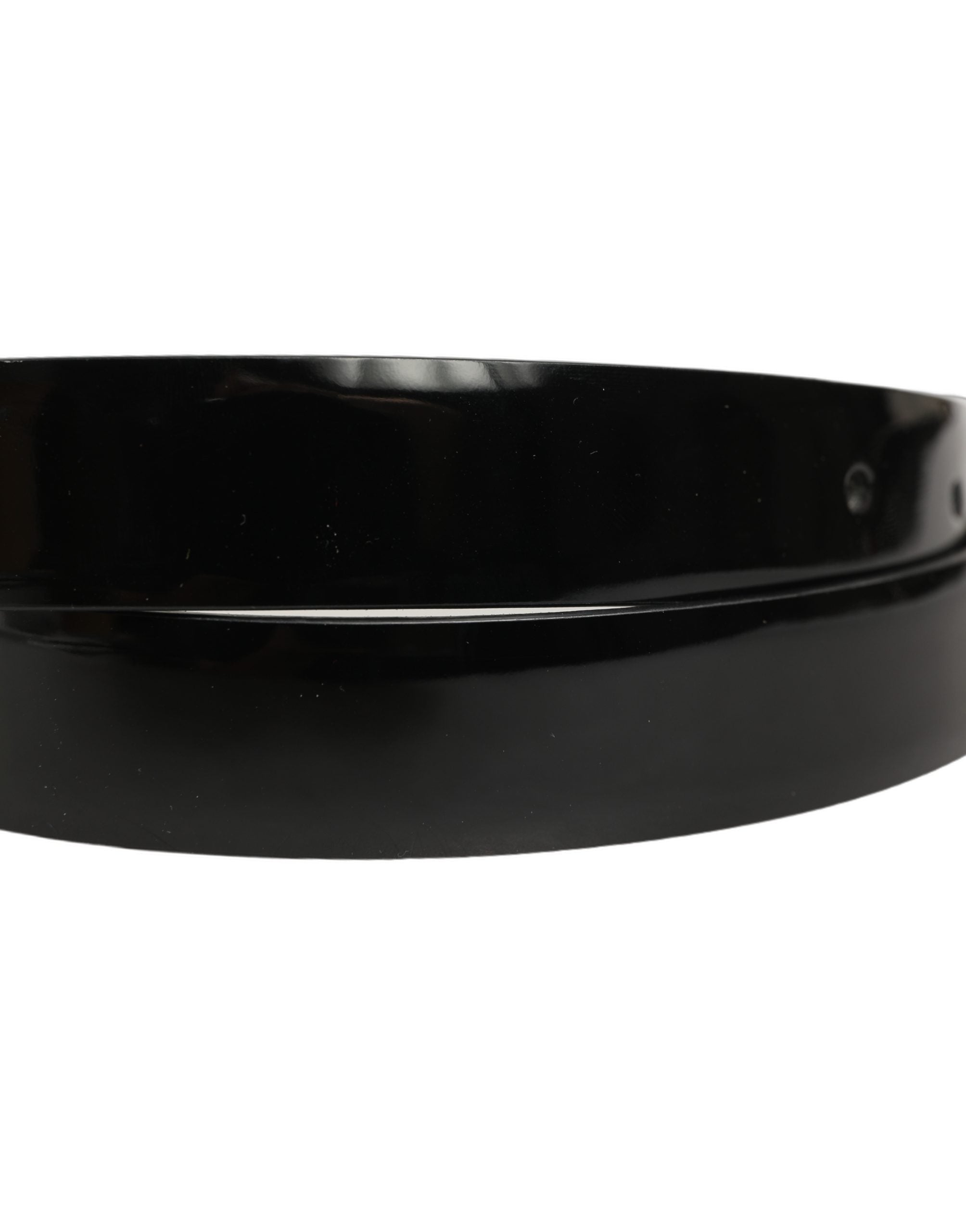 Dolce & Gabbana Black Leather Belt