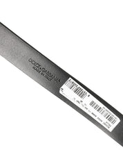 Dolce & Gabbana Black Leather Belt