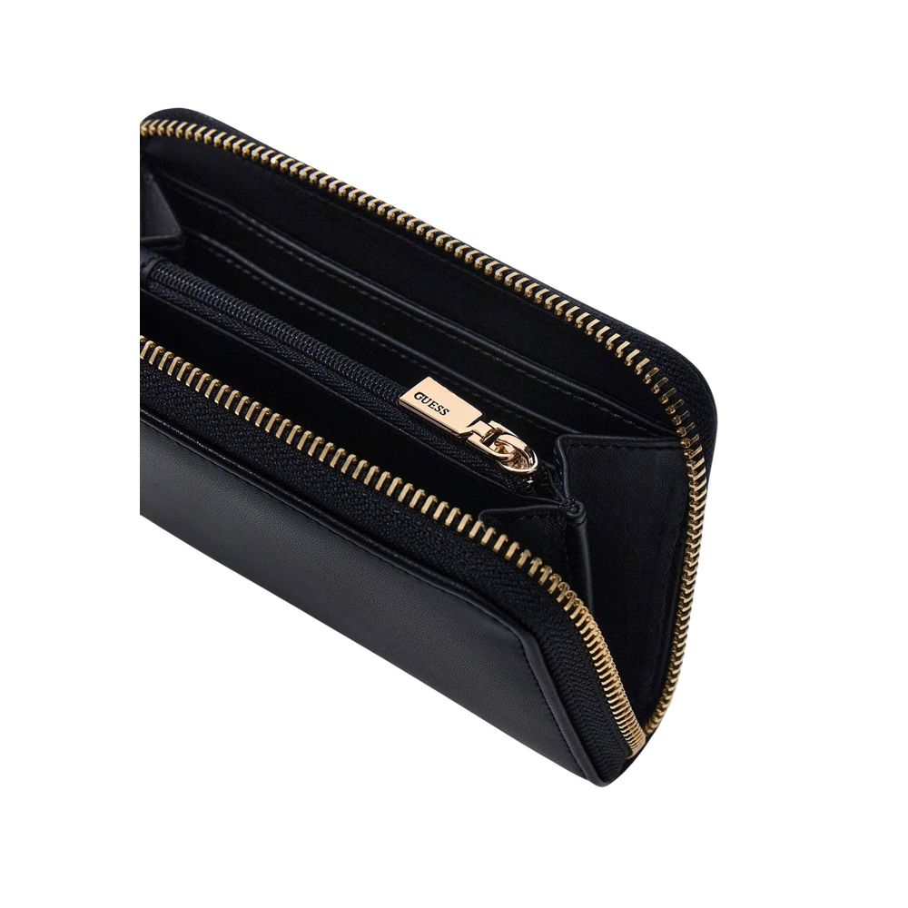 Guess Black Polyurethane Wallet
