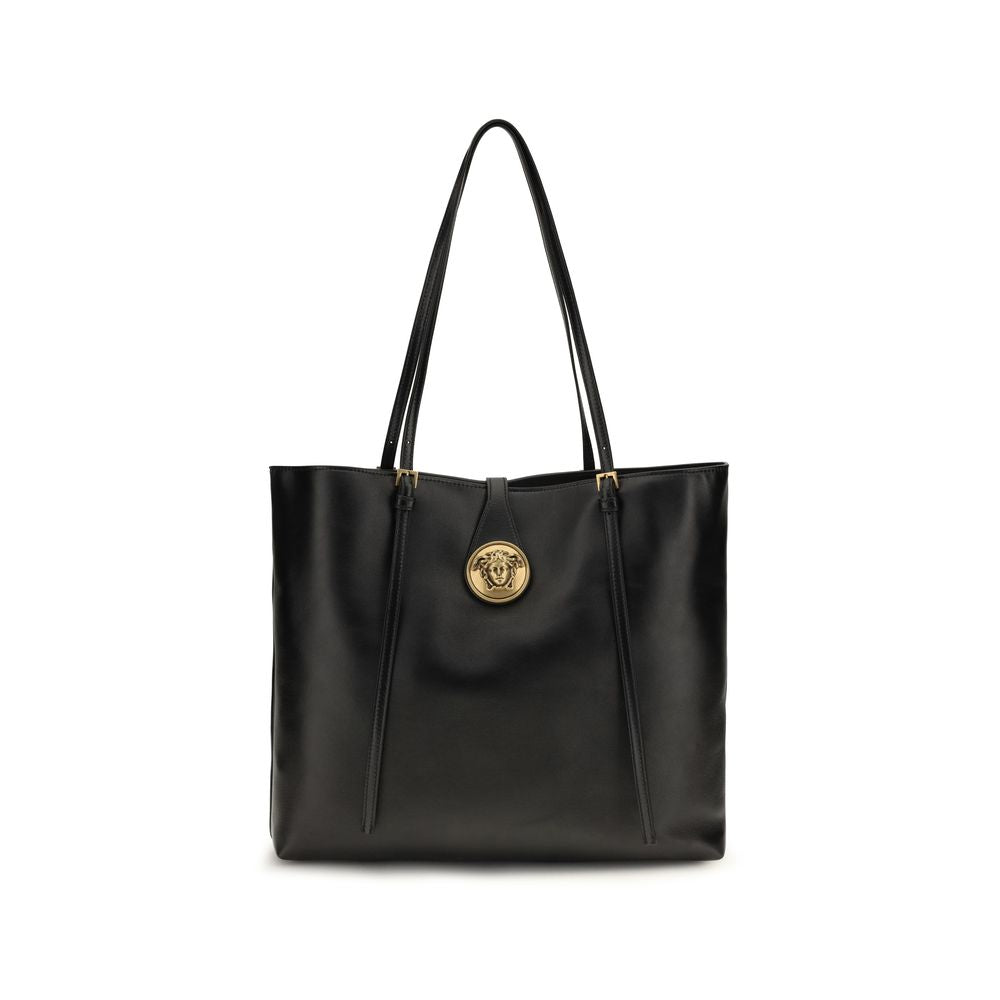 Versace Black Lambskin Shoulder Bag