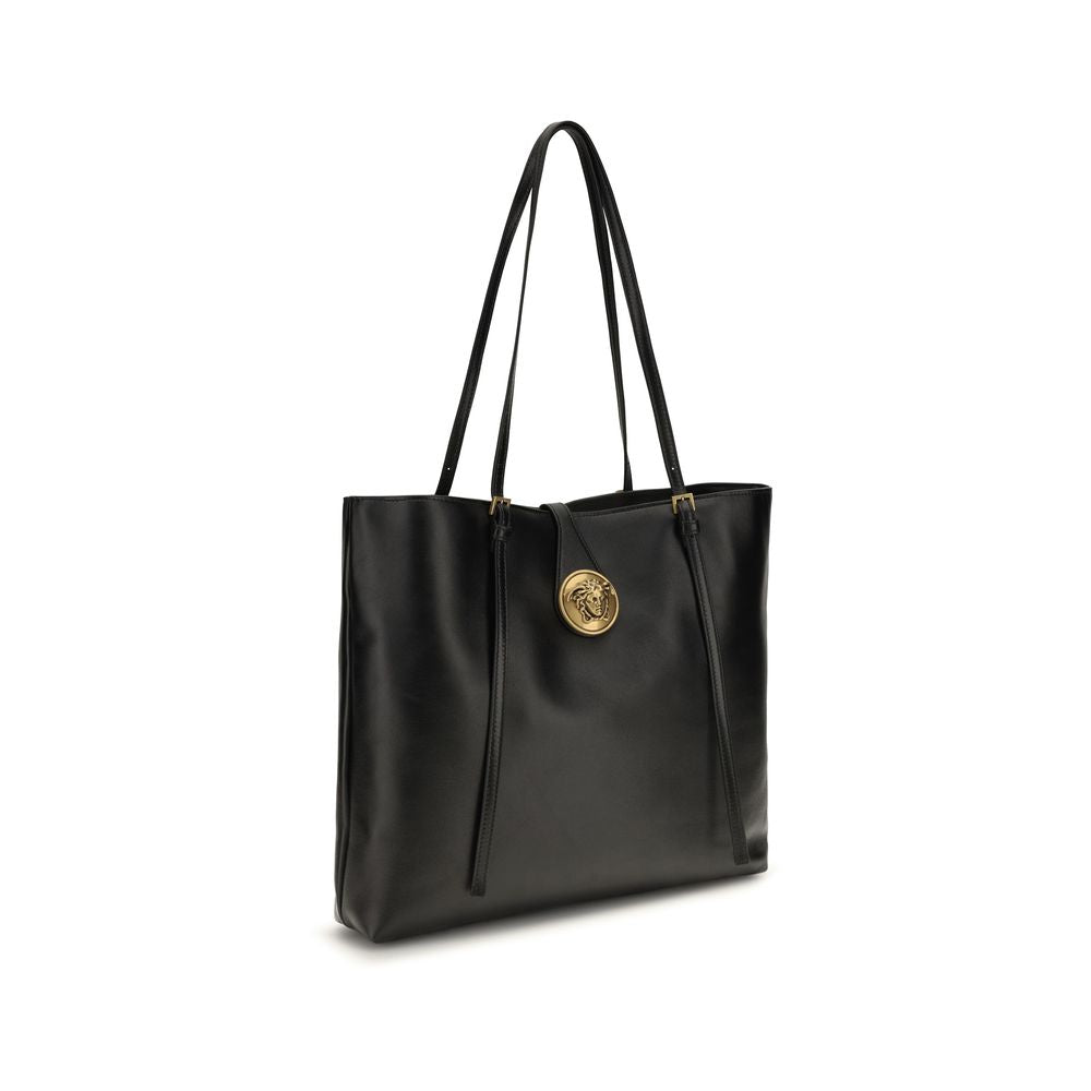Versace Black Lambskin Shoulder Bag