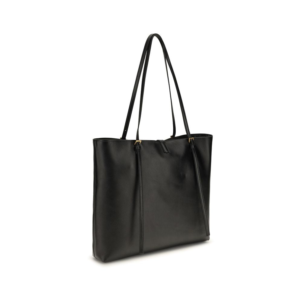 Versace Black Lambskin Shoulder Bag
