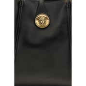 Versace Black Lambskin Shoulder Bag