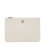 Courrèges Beige Leather Wallet