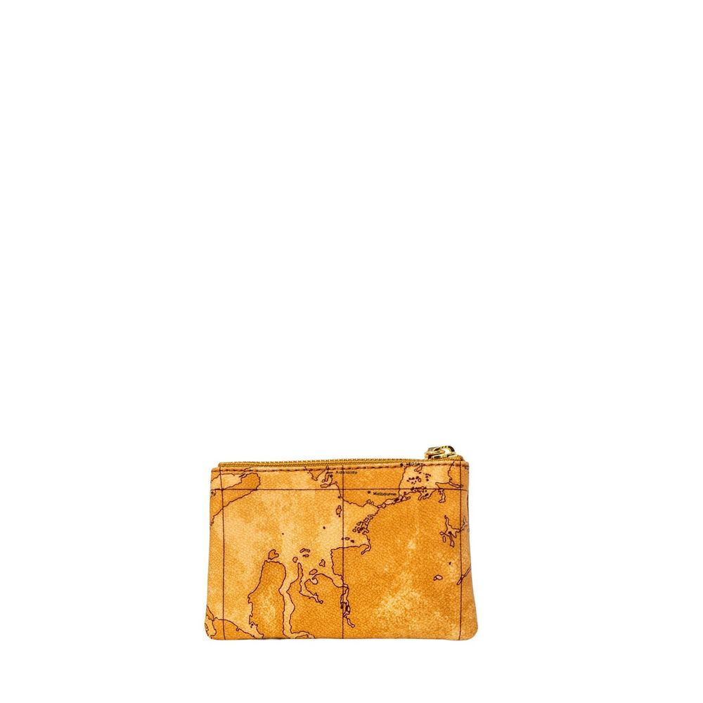 Alviero Martini Prima Classe Beige Leather Pouch